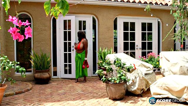 Busty teen Marie Leone gets wet and fingers her pussy