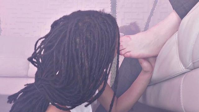 Ebony sub gets her ass pounded