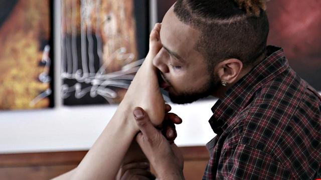 IR babysitter perkyboobs teen enjoys BBC footfetish fuck