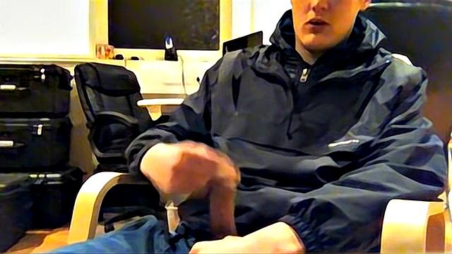Webcam Jerking In The Office - Tyler Bolt