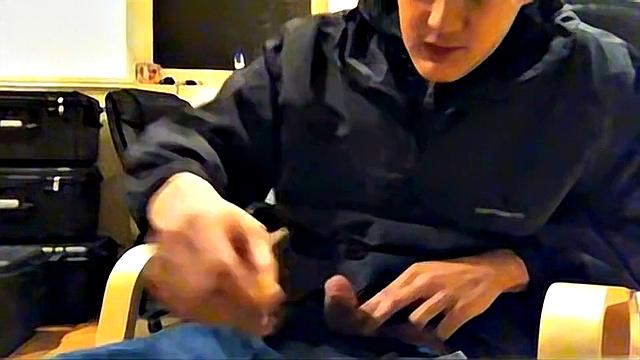 Webcam Jerking In The Office - Tyler Bolt