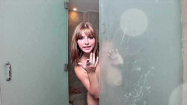 Showering Busty