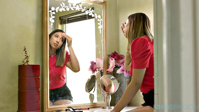 Kimora Quinn trains a new BBC hire at the Kinky Spa