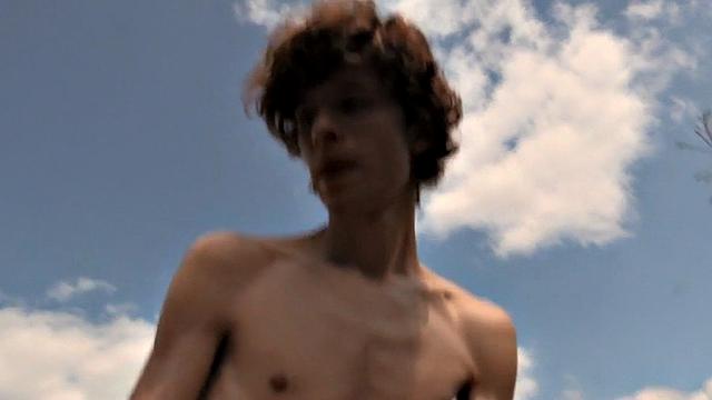 Str8 Euro twink barebacked outdoor in pickup POV