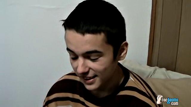 A Jack Off Session Ending in Foot Jizz - Wiley