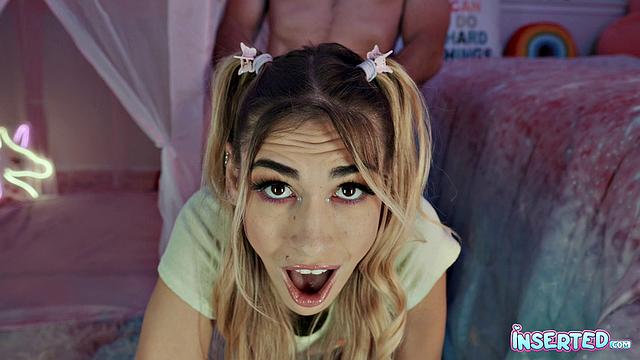 Delilah Shows her Pink