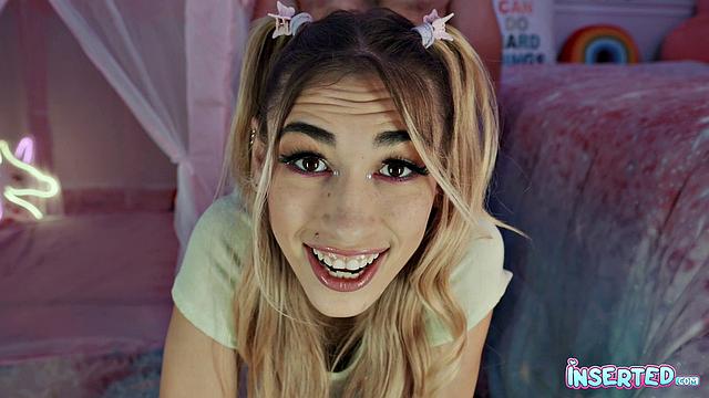 Delilah Shows her Pink