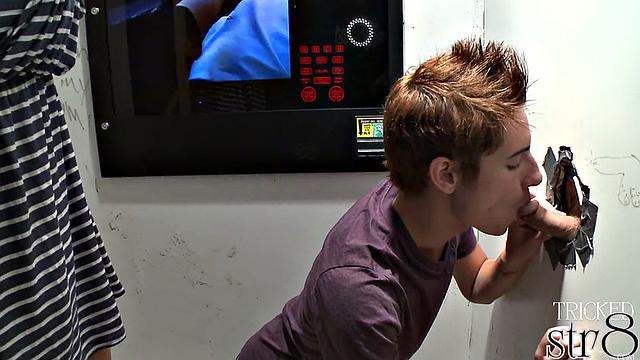 Batied straight guy fooled by gay