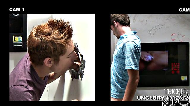 Batied straight guy fooled by gay