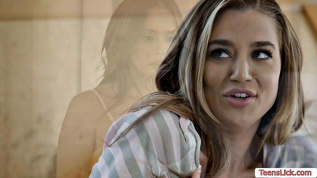 Watch these hot lesbian roommates rimjob each other