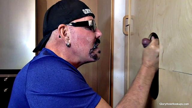 eight days of hot gay gloryhole action with massive cum blasts