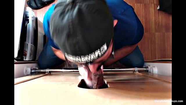 eight days of hot gay gloryhole action with massive cum blasts
