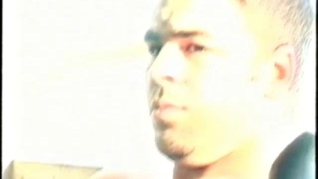 Tony Hammer invites us onto his balcony for an outdoor jerk off session. He leans back on a chair, stretches out his legs and starts stroking his cock. After some hard pounding, Tony abruptly stands and shoots down at us with a splattering load.