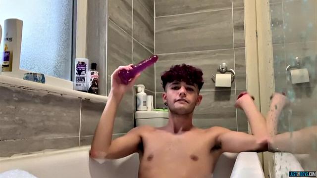 Malachi Cooper Gets a Dildo in His Wet Hole
