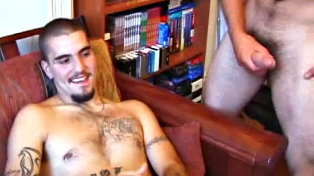 Rock Lee and Ricky Underton are quick to start sucking each other's. The boys move onto the floor and 69, but Ricky is in a mood to get on his back, so Rock can fuck him hard.