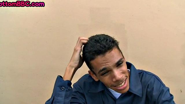 Real Nubian worker nailed outdoors after picked up