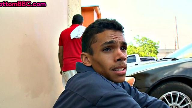 Real Nubian worker nailed outdoors after picked up