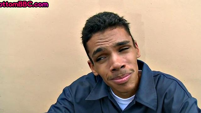 Real Nubian worker nailed outdoors after picked up