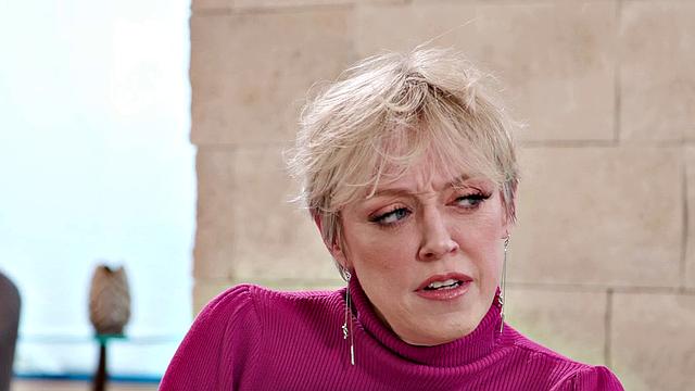 DEVILS FILM - Busty MILF Dee Williams Gives Titty Fuck While Naughty Stepdaughter Is Watching