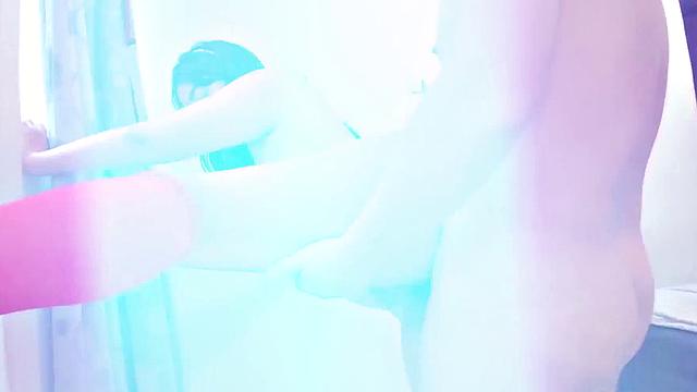 Babe with big boobs and ass fucked rough