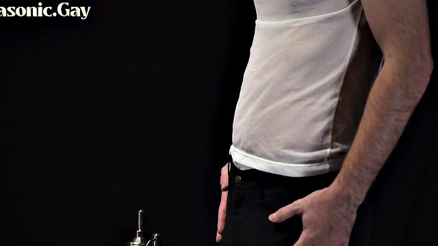 Submissive oiled stud dominated by Mason in anal