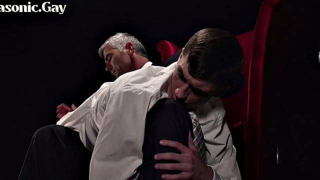 Religious stud gets dildofucked by masonic DILF