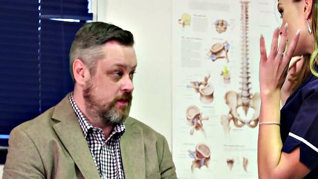 CFNM femdom nurses laughing at small cock patient