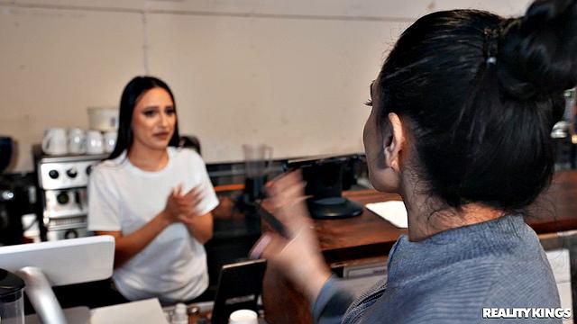 Karen Fucks Coffee Shop Girl