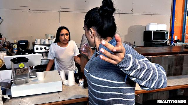 Karen Fucks Coffee Shop Girl