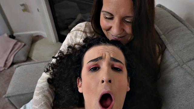 Hairy pussy POV slut mouth and pussybanged after casting