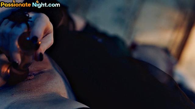 Big ass lingerie babe destroyed