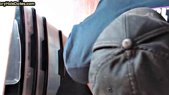 Gaydaddy adores sucking gloryhole dick and gets fucked in ass