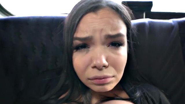 Curvy taxi driver cuntfucked in backseat by BBC client