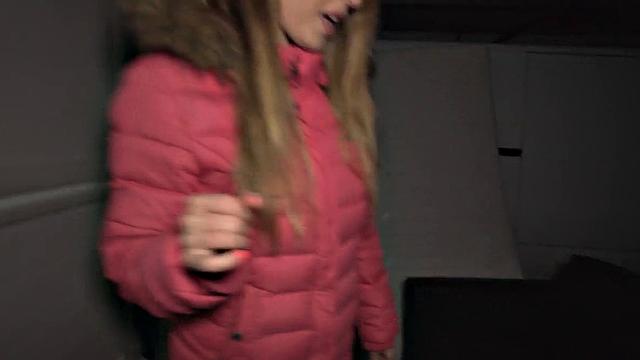 Public POV slut fucked by white dick in missionary