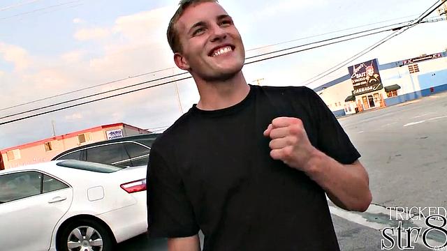 21yo handsome guy gets blowjob by gay