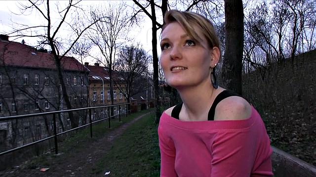 With No Money To Pay, Cutie Gets A Dick In The Mouth