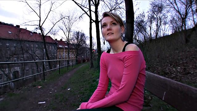 With No Money To Pay, Cutie Gets A Dick In The Mouth