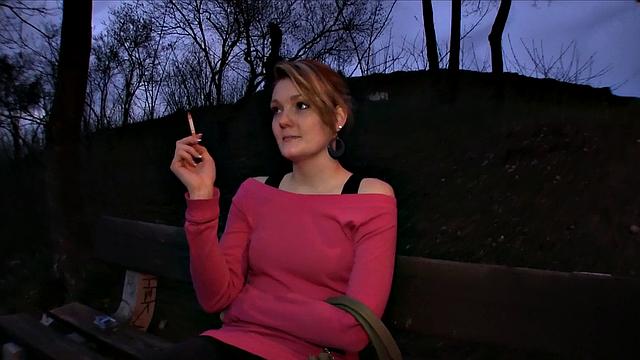 With No Money To Pay, Cutie Gets A Dick In The Mouth