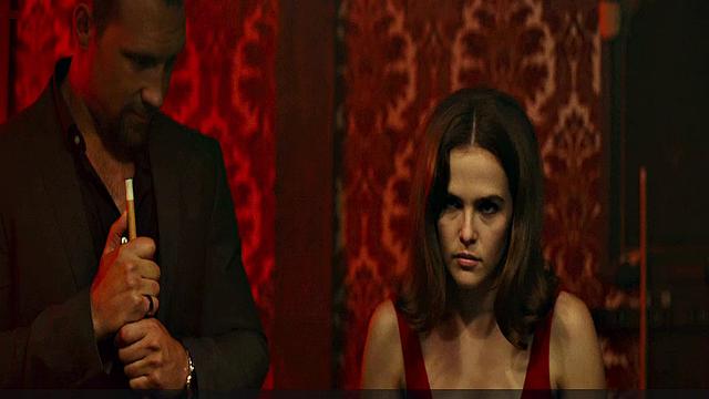 Zoey Deutch gets naughty in the billiards room while showing off her sexy curves in a sexy interracial video