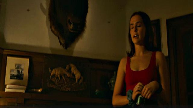 Zoey Deutch gets naughty in the billiards room while showing off her sexy curves in a sexy interracial video