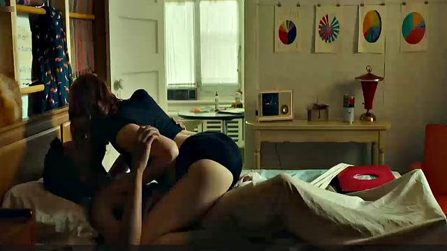 Zoey Deutch gets naughty in the billiards room while showing off her sexy curves in a sexy interracial video