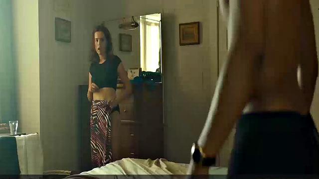 Zoey Deutch gets naughty in the billiards room while showing off her sexy curves in a sexy interracial video