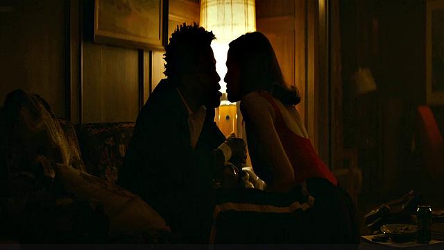 Zoey Deutch gets naughty in the billiards room while showing off her sexy curves in a sexy interracial video