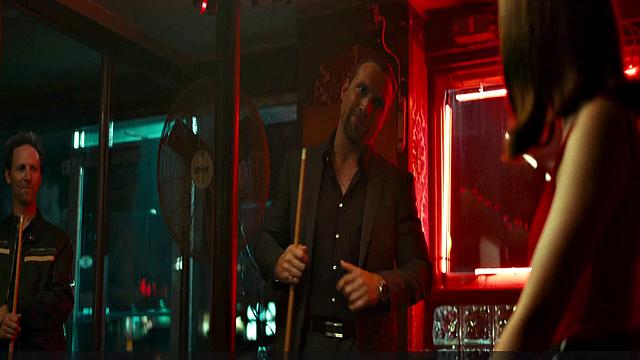 Zoey Deutch gets naughty in the billiards room while showing off her sexy curves in a sexy interracial video