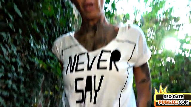 Real German MILF fucked outdoor in POV by sex date