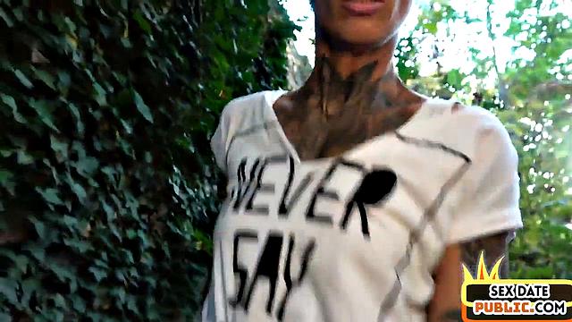 Real German MILF fucked outdoor in POV by sex date