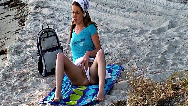 Ashlyn Lee goes fishing, but she would rather enjoy a masturbation session on