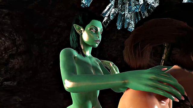 Futa3dX - TOMB RAIDER Gets SPITROAST & HARD By Naughty Filthy Cave Trolls