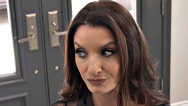 Busty Milf Brunette Fucks her Stepson to Help Him Deal With No Pussy