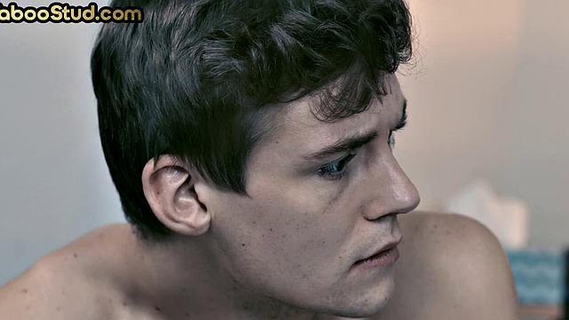 Ass fucked stud in threesome by horny partner